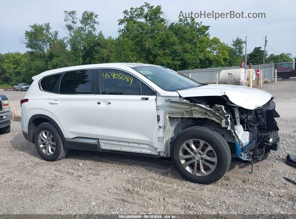5NMS23AD2KH126126 2019 HYUNDAI SANTA FE White Vista interior de 360 grados