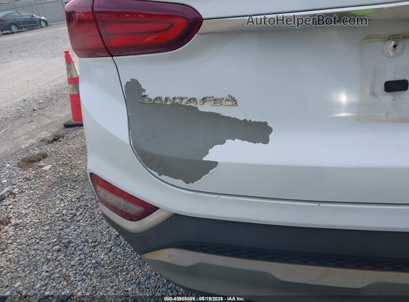 5NMS23AD2KH126126 2019 HYUNDAI SANTA FE White 