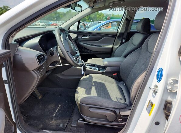 5NMS23AD2KH134761 2019 HYUNDAI SANTA Белый Вид салона спереди