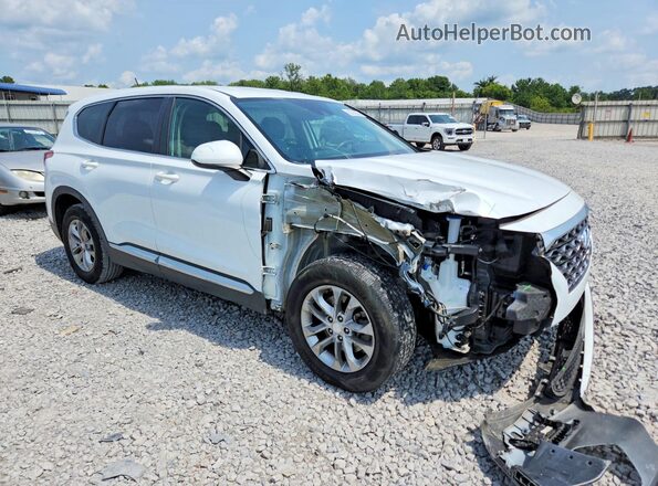 5NMS23AD2KH134761 2019 HYUNDAI SANTA Белый Передняя правая четверть