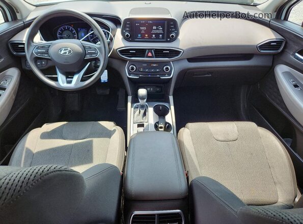 5NMS23AD2KH134761 2019 HYUNDAI SANTA Белый Вид панели приборов