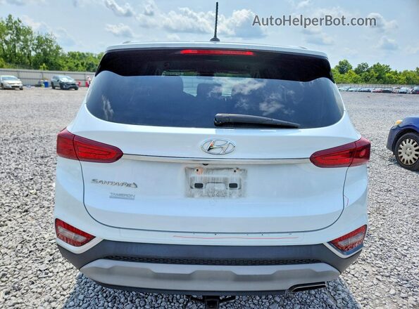 5NMS23AD2KH134761 2019 HYUNDAI SANTA Белый Вид сзади
