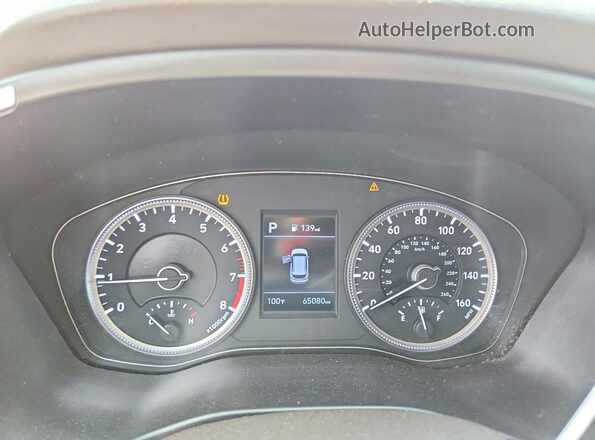 5NMS23AD2KH134761 2019 HYUNDAI SANTA Белый Вид щитка приборов