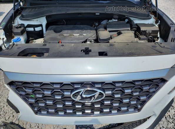 5NMS23AD2KH134761 2019 HYUNDAI SANTA Белый Вид подкапотного пространства