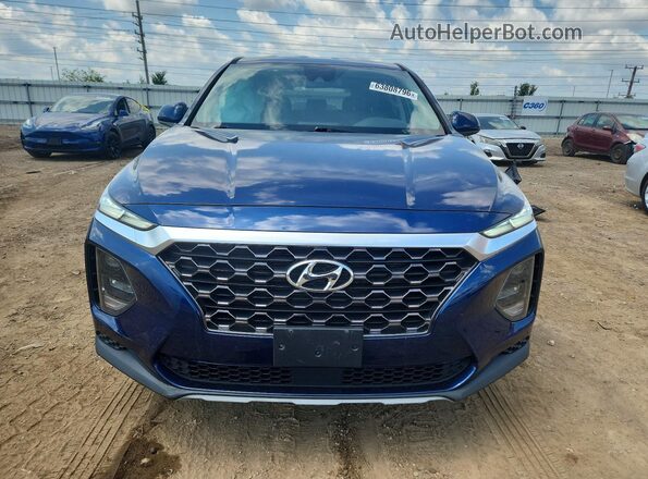5NMS23AD2LH161119 2020 HYUNDAI SANTA Blue Widok z przodu