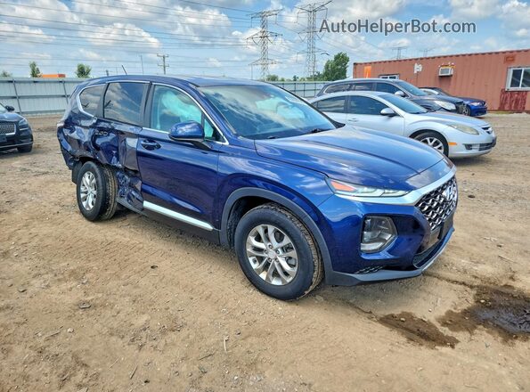 5NMS23AD2LH161119 2020 HYUNDAI SANTA Blue Przód prawy