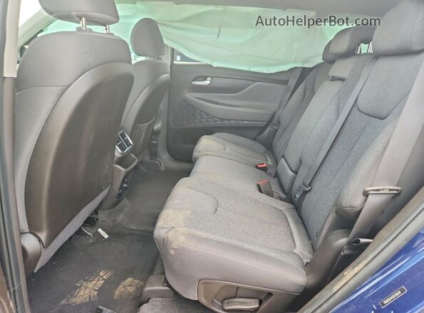 5NMS23AD2LH161119 2020 HYUNDAI SANTA Blue Widok tylnych siedzeń