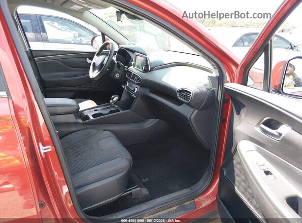 5NMS23AD2LH258224 2020 HYUNDAI SANTA FE Оранжевый Вид салона спереди