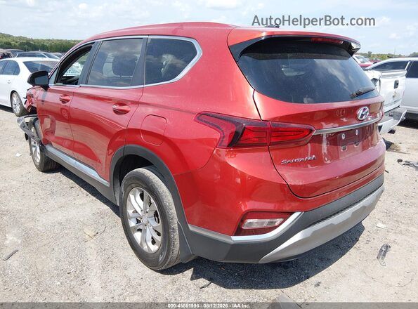 5NMS23AD2LH258224 2020 HYUNDAI SANTA FE Оранжевый Задняя левая четверть