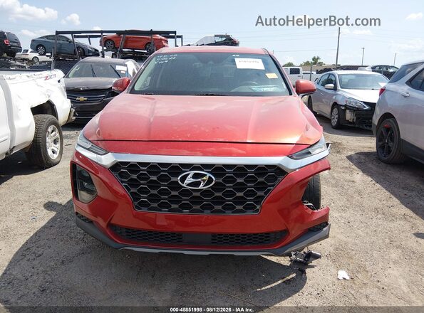 5NMS23AD2LH258224 2020 HYUNDAI SANTA FE Оранжевый Вид панели приборов