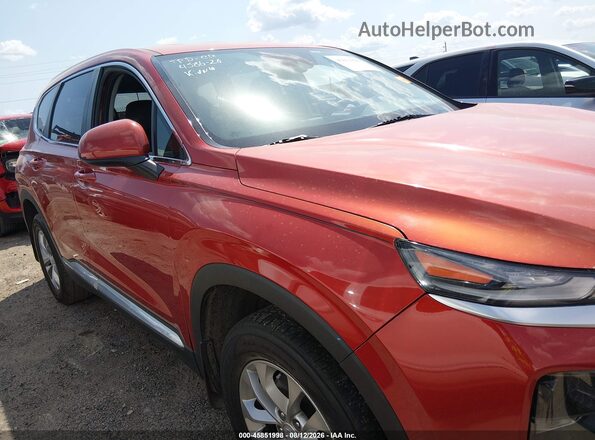 5NMS23AD2LH258224 2020 HYUNDAI SANTA FE Оранжевый Вид щитка приборов