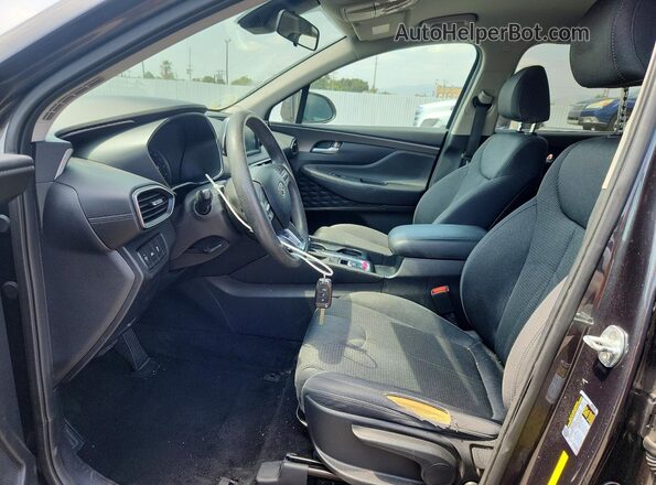 5NMS23AD2LH280305 2020 HYUNDAI SANTA Gray Вид салону спереду