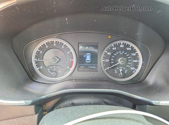 5NMS23AD2LH280305 2020 HYUNDAI SANTA Gray Вид щитка приладів