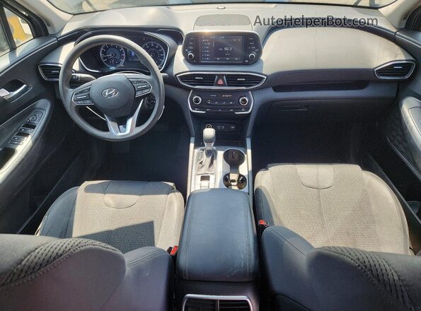 5NMS23AD2LH280305 2020 HYUNDAI SANTA Gray Вид панелі приладів