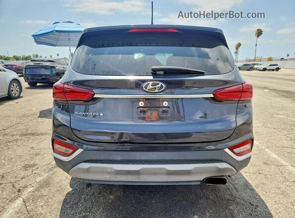 5NMS23AD2LH280305 2020 HYUNDAI SANTA Gray Вид ззаду