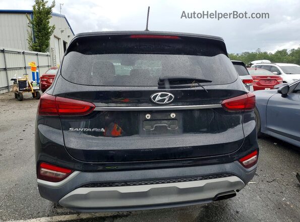 5NMS23AD2LH289327 2020 HYUNDAI SANTA Black Rear view