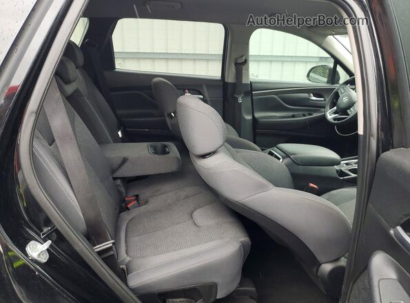 5NMS23AD2LH289327 2020 HYUNDAI SANTA Black Rear interior view