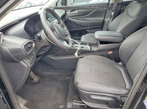 5NMS23AD2LH289327 2020 HYUNDAI SANTA Black Front interior view