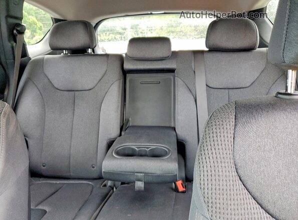 5NMS23AD2LH289327 2020 HYUNDAI SANTA Black Rear seats view