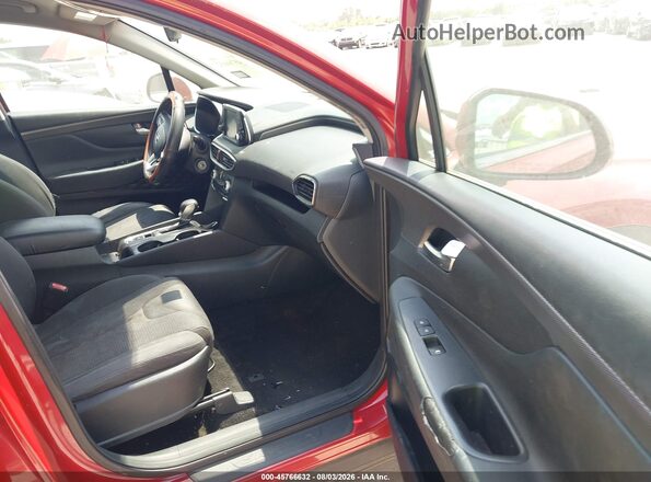 5NMS23AD3KH113630 2019 HYUNDAI SANTA FE Red Front interior view
