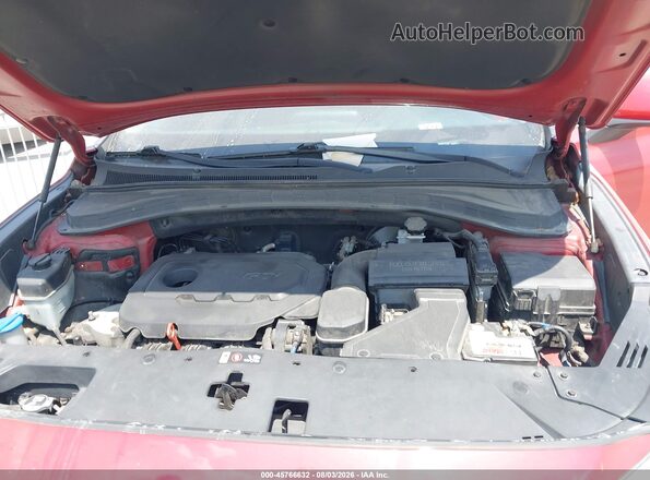 5NMS23AD3KH113630 2019 HYUNDAI SANTA FE Red Rear view