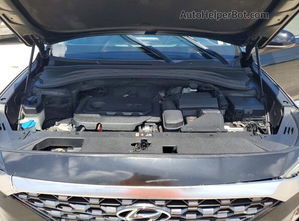 5NMS23AD3LH168516 2020 HYUNDAI SANTA Black Вид задньої частини салону