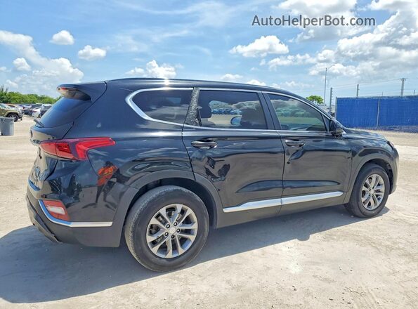 5NMS23AD3LH168516 2020 HYUNDAI SANTA Black Задня права чверть