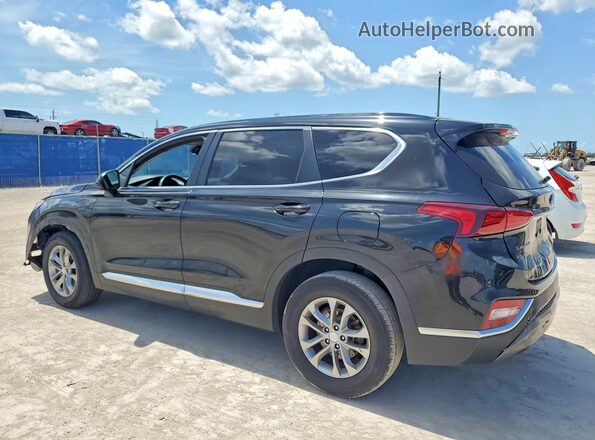5NMS23AD3LH168516 2020 HYUNDAI SANTA Black Задня ліва чверть