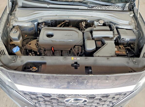5NMS23AD3LH247345 2020 HYUNDAI SANTA Black Вид задньої частини салону