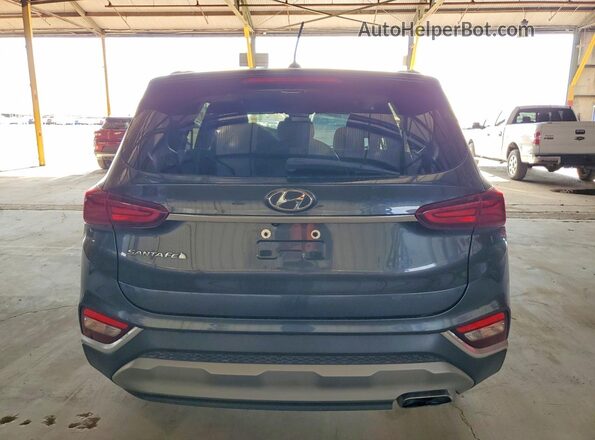 5NMS23AD3LH247345 2020 HYUNDAI SANTA Black Вид ззаду