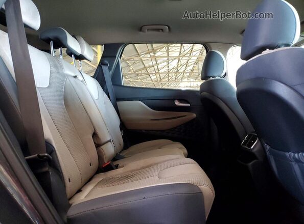 5NMS23AD3LH247345 2020 HYUNDAI SANTA Black Вид задніх сидінь