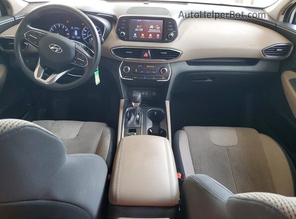 5NMS23AD3LH250102 2020 HYUNDAI SANTA White Առջևի վահանակի տեսք
