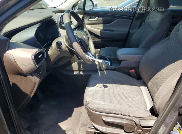 5NMS23AD4KH009616 2019 HYUNDAI SANTA Gray Սալոնի դիմացի տեսք