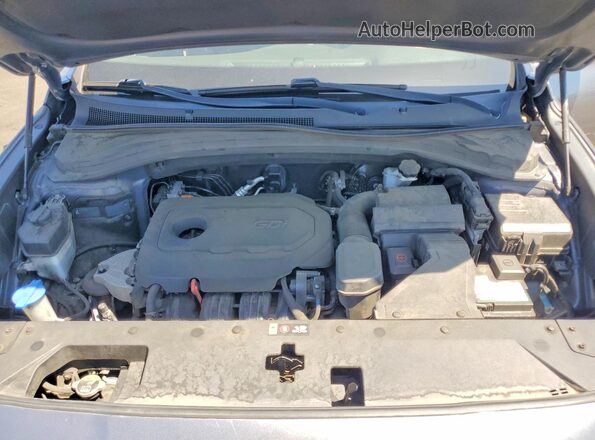 5NMS23AD4KH009616 2019 HYUNDAI SANTA Gray Շարժիչի բաժամունքի տեսք