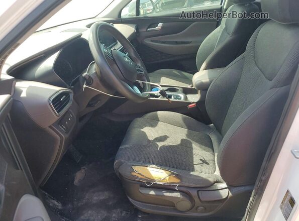 5NMS23AD4KH073039 2019 HYUNDAI SANTA White Widok wnętrza z przodu