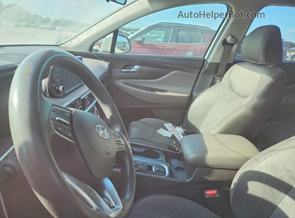 5NMS23AD4KH073039 2019 HYUNDAI SANTA White Widok zestawu wskaźników