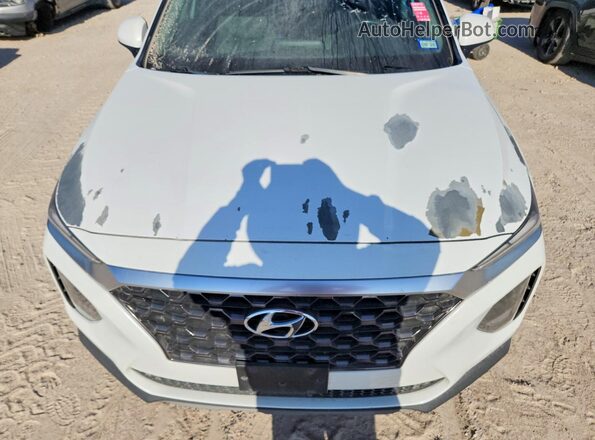 5NMS23AD4KH073039 2019 HYUNDAI SANTA White Widok wnętrza z tyłu