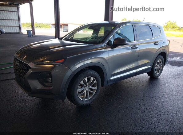 5NMS23AD4KH084364 2019 HYUNDAI SANTA FE Серый Передняя левая четверть