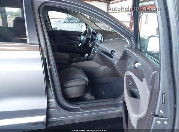 5NMS23AD4KH084364 2019 HYUNDAI SANTA FE Серый Вид салона спереди