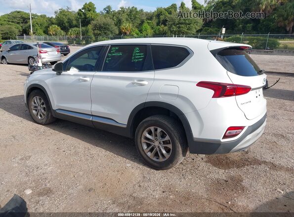 5NMS23AD4KH095929 2019 HYUNDAI SANTA FE White Rear left