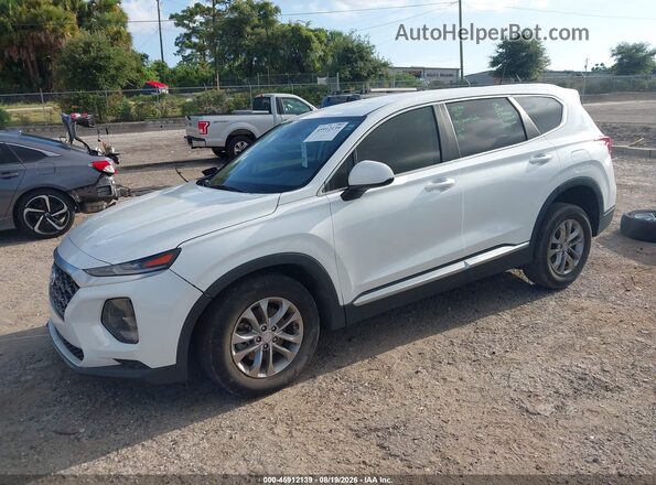 5NMS23AD4KH095929 2019 HYUNDAI SANTA FE White Front left
