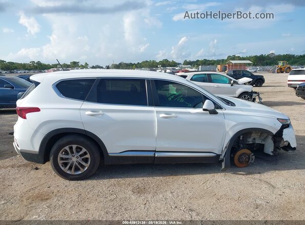 5NMS23AD4KH095929 2019 HYUNDAI SANTA FE White Rear interior view