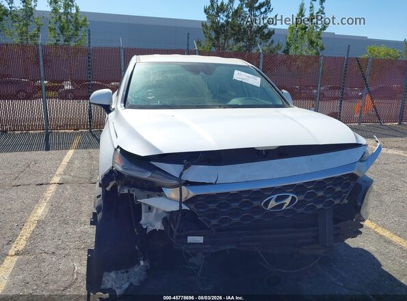 5NMS23AD4KH100403 2019 HYUNDAI SANTA FE White Vista interior trasera