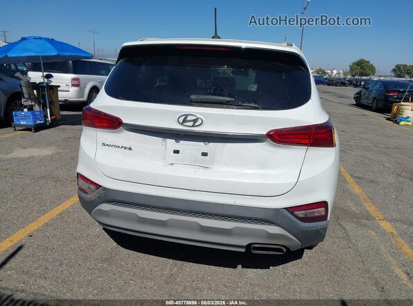 5NMS23AD4KH100403 2019 HYUNDAI SANTA FE White 