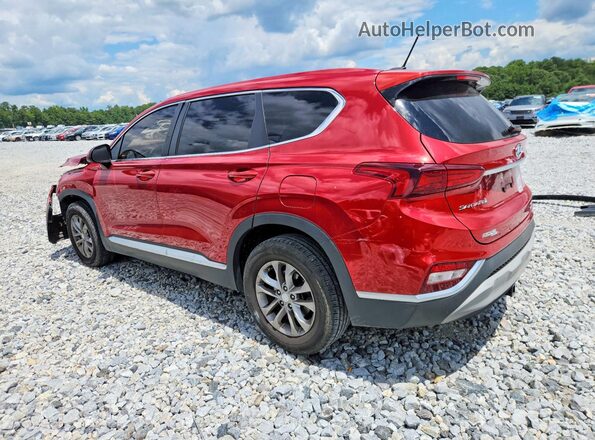 5NMS23AD4KH134440 2019 HYUNDAI SANTA Red უკანა მარცხენა