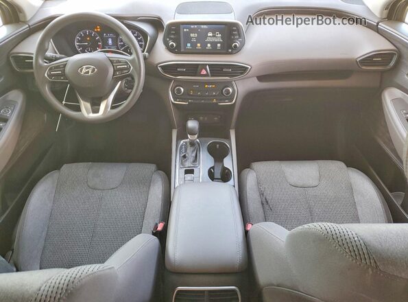 5NMS23AD5KH036825 2019 HYUNDAI SANTA Gray Dashboard view