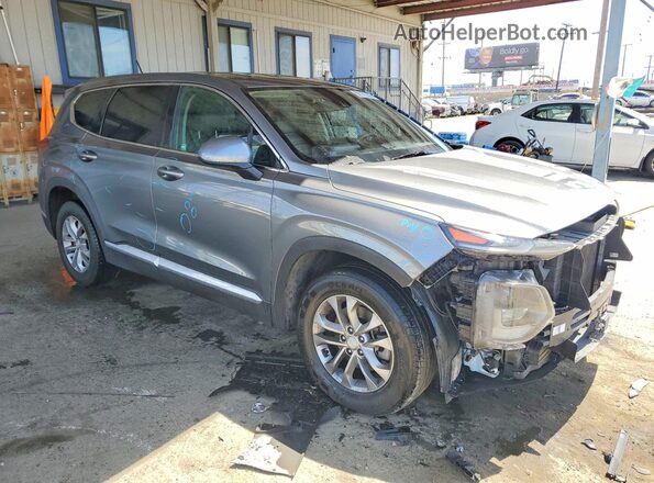 5NMS23AD5KH036825 2019 HYUNDAI SANTA Gray Front right
