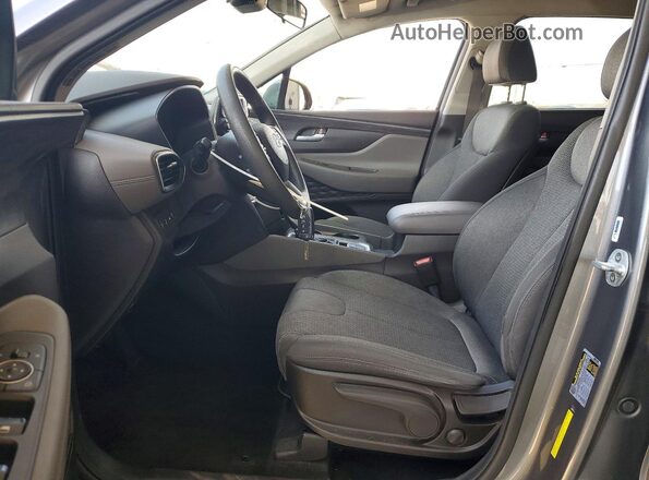 5NMS23AD5KH036825 2019 HYUNDAI SANTA Gray Front interior view