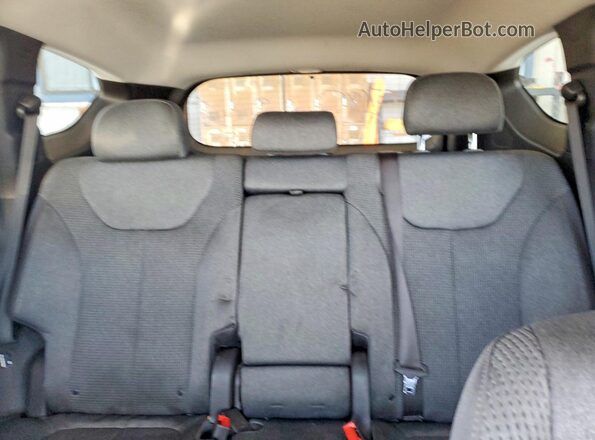 5NMS23AD5KH036825 2019 HYUNDAI SANTA Gray Rear seats view