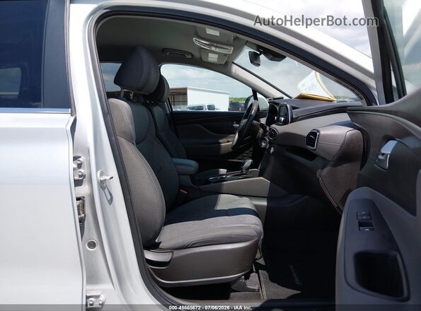 5NMS23AD5KH123236 2019 HYUNDAI SANTA FE Silver Front interior view